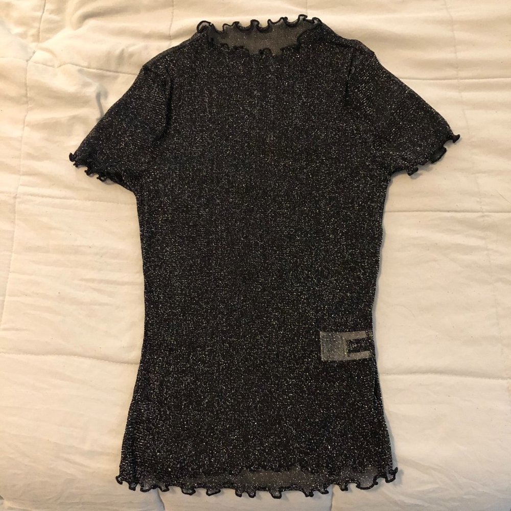 NEW Shein Mesh Sparkly Top
